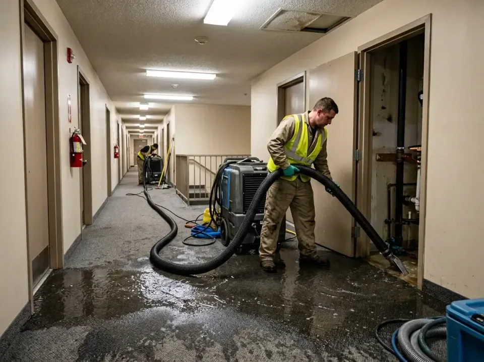multi-unit-apartment-hallway-f-005 — frequently asked questions, Emergency Burst Pipe Water Extraction & Removal in Hillanda…